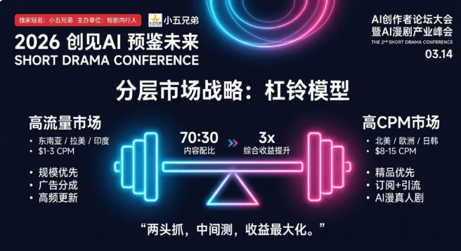 小五兄弟黄家俊：国内 AI 漫剧内卷惨烈！6 万部仅 96 部破亿，2026 出海迎黄金窗口期  第8张