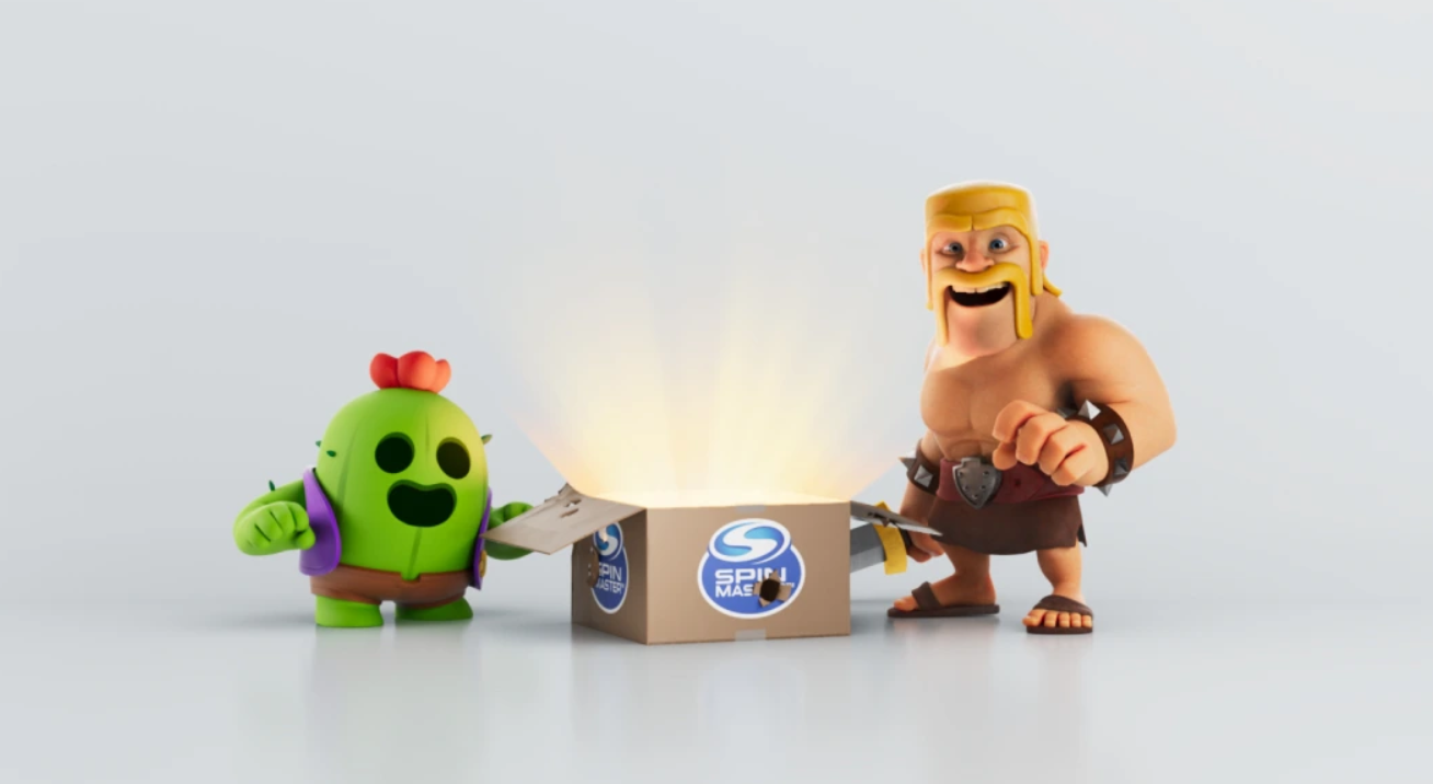 官宣!Supercell×Spin Master 联手,部落冲突、荒野乱斗全球玩具线 2027 夏上线